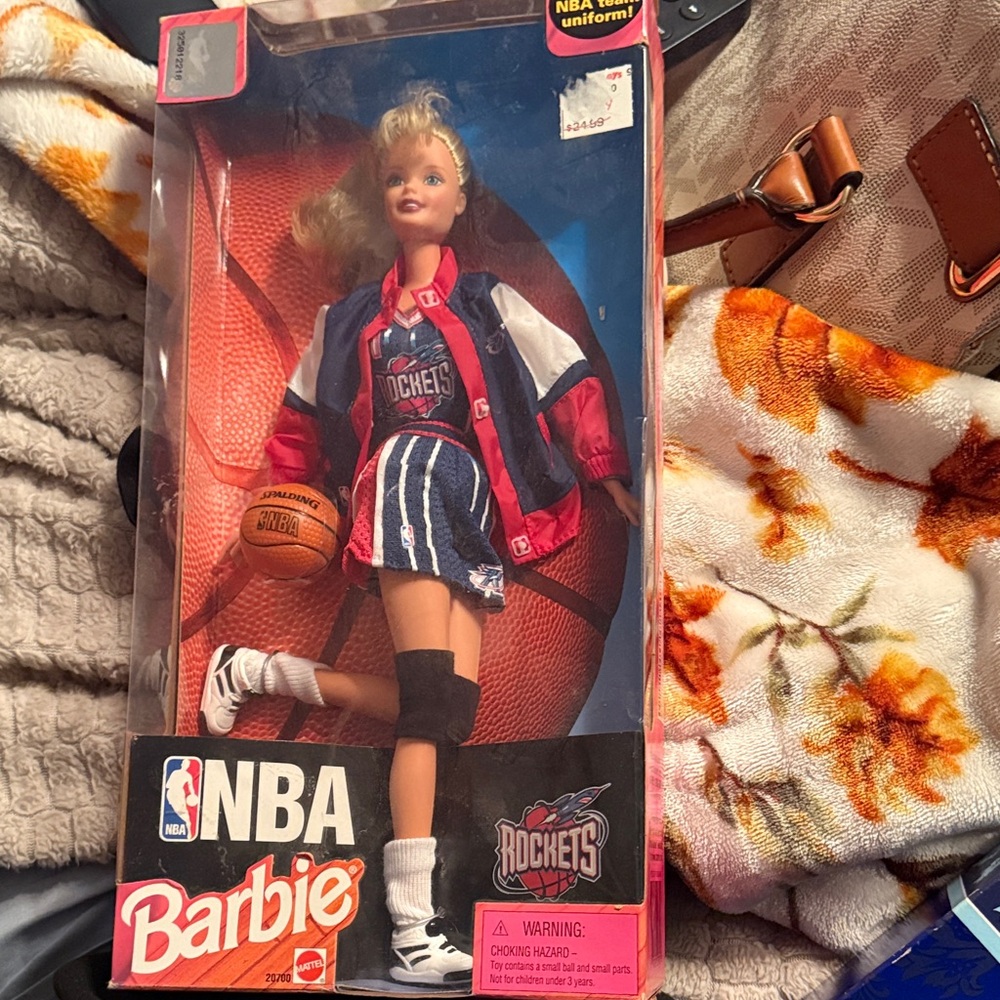 Barbie NBA Doll in Rockets Attire